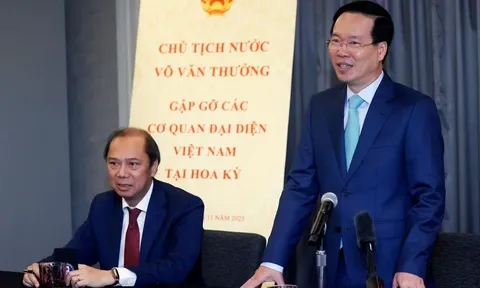 Chủ tịch nước gặp mặt các Cơ quan Đại diện Việt Nam tại Hoa Kỳ