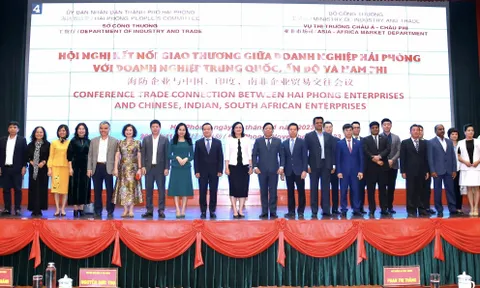 Hải Phòng kết nối giao thương với doanh nghiệp Trung Quốc, Ấn Độ và Nam Phi