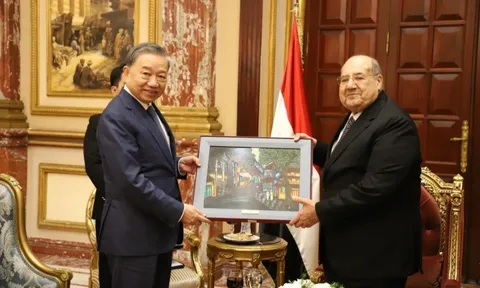 Bộ trưởng Bộ Công an Đại tướng Tô Lâm thăm và làm việc tại Ai Cập