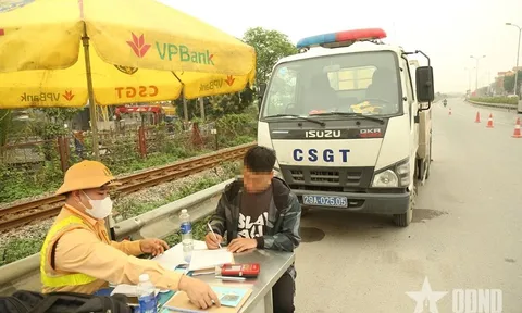 Hà Nội: Cảnh sát giao thông tăng cường xử lý vi phạm chạy quá tốc độ