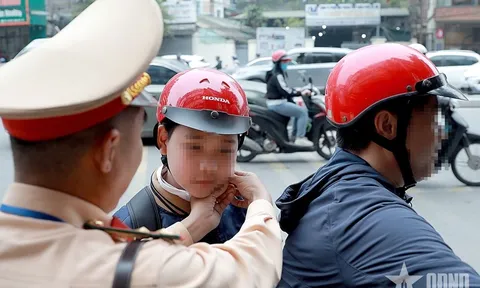 Duy trì công tác bảo đảm trật tự an toàn giao thông lứa tuổi học sinh